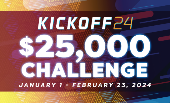 Kickoff 25 Challenge Flyer