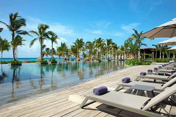 Main Infinity Pool by Beach